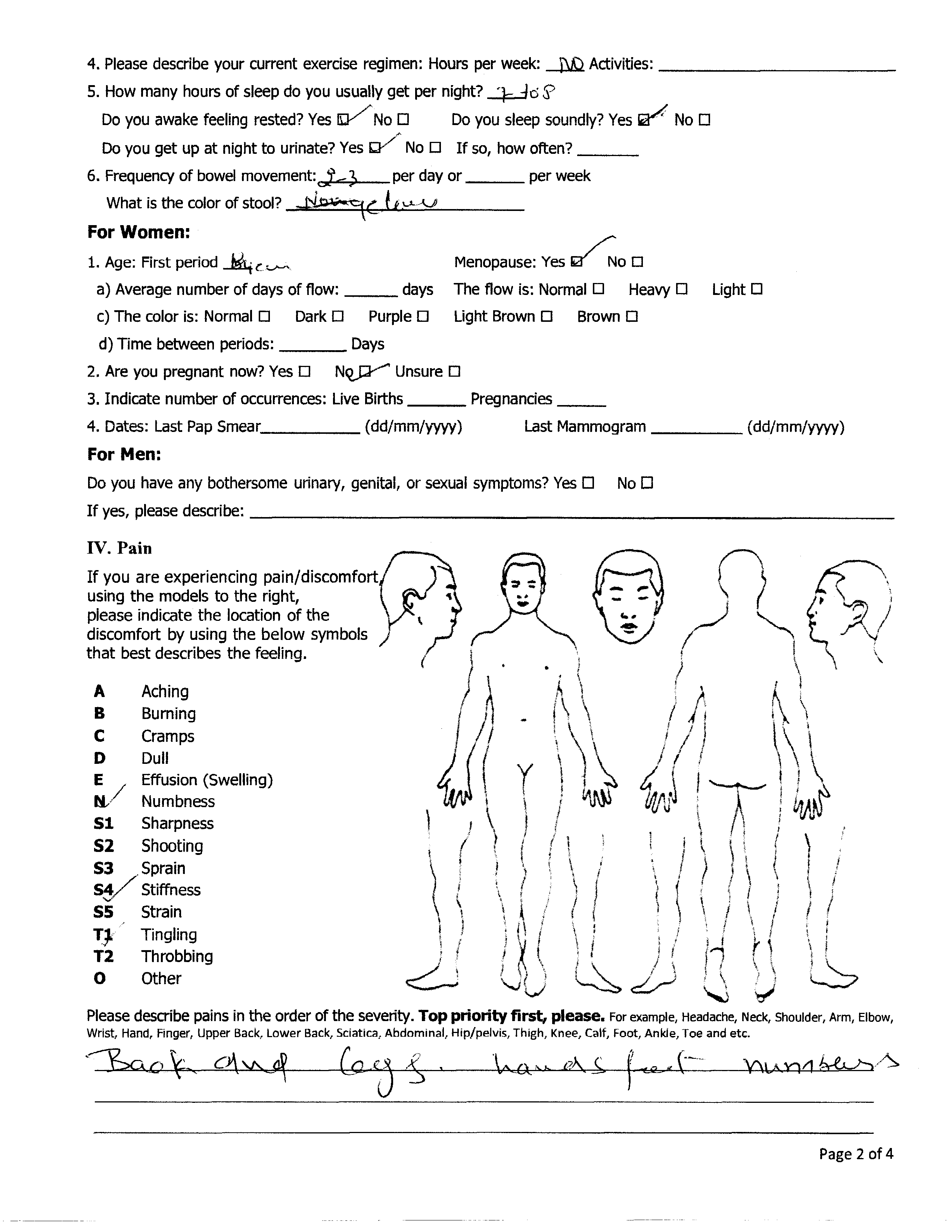 Forms and Prerequisites For Initial Visit