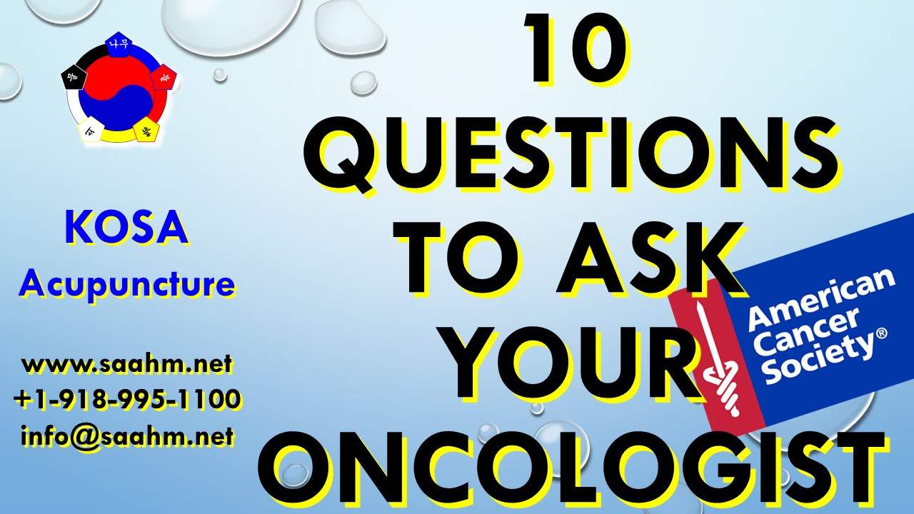 Dr. Glidden's 10 Questions To Ask Your Oncologist